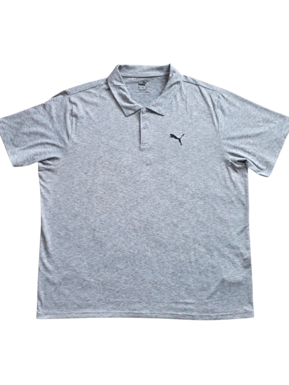 Puma 2XL Gray Performance Wear Wicking Polo Golf Shirt XXL